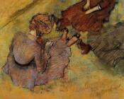 埃德加 德加 : Woman Seated on the Grass